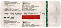 Aladrine 2.5mg Tablet 10